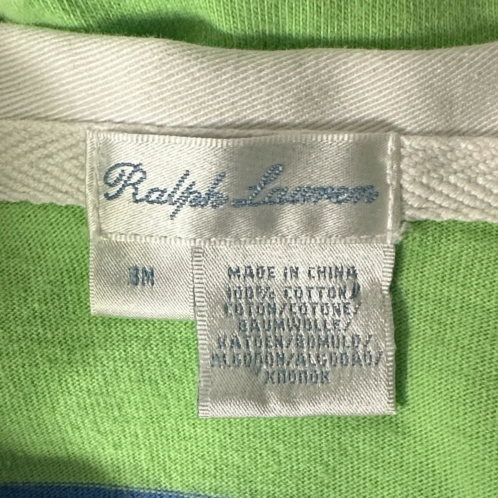 Infant Boys Ralph Lauren Polo Collared Onesie Classic Preppy Baby Outfit Size 3M